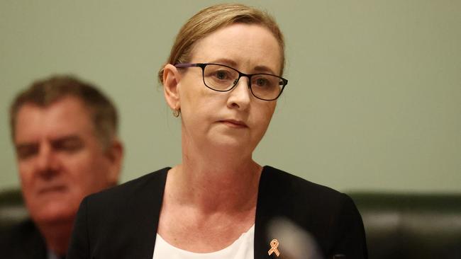 Queensland Health Minister Yvette D’Ath told parliament 1840 misleading statements had been made in court. Picture: Liam Kidston