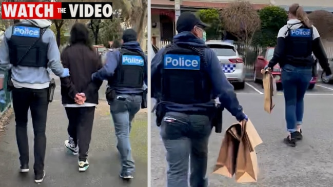 Port Melbourne raid and arrest