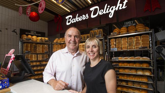 Bakers Delight co-founder Roger Gillespie has handed the reins to his children, including daughter Elise. Picture: Aaron Francis