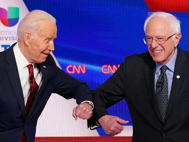 Choosing a cabinet will be a real test for Biden. Will he find places for Bernie Sanders? Picture: AFP.