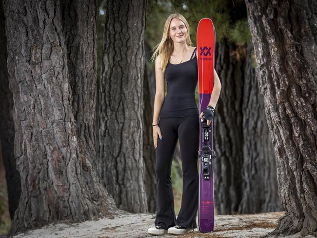 Liana’s injury hasn’t stopped her from doing anything in her life. Picture: Jake Nowakowski