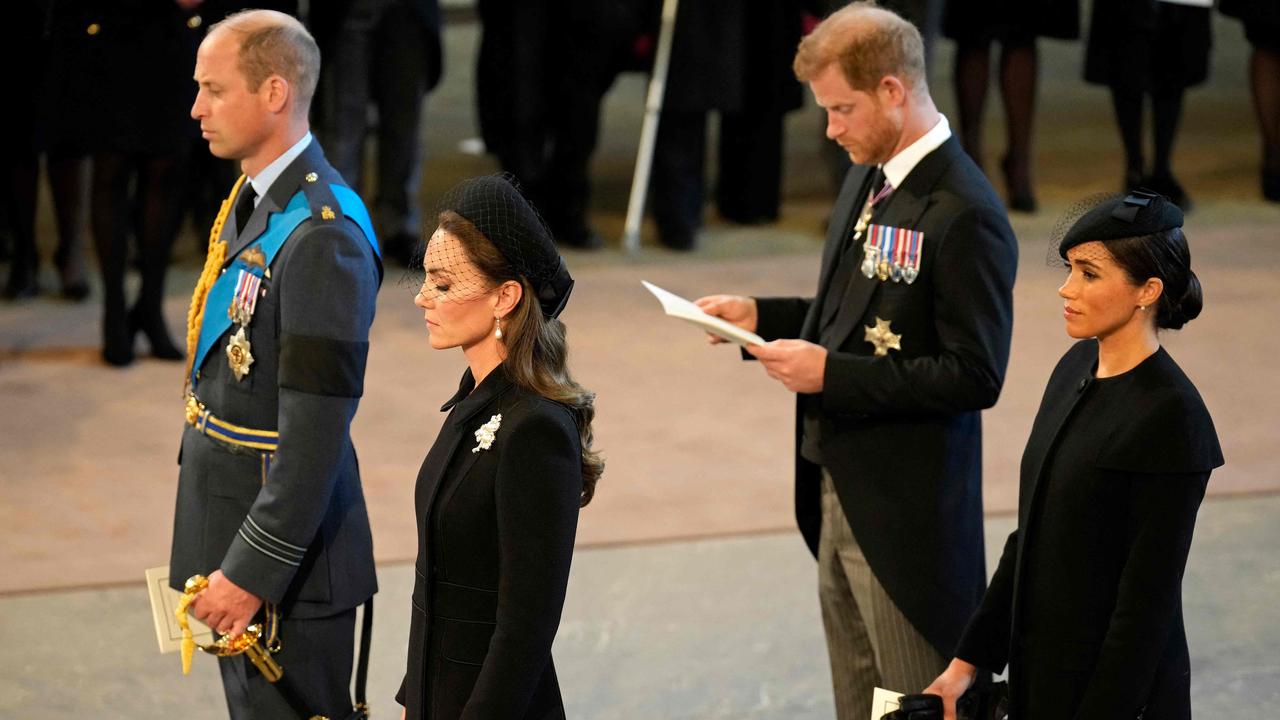 Will Harry edit chapters about his father and brother, now the King and Prince of Wales. Picture: Christopher Furlong/AFP