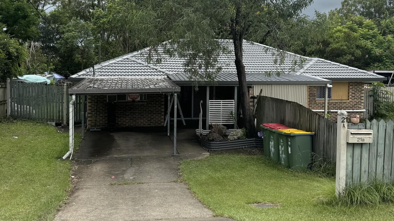 The house was gutted by fire.