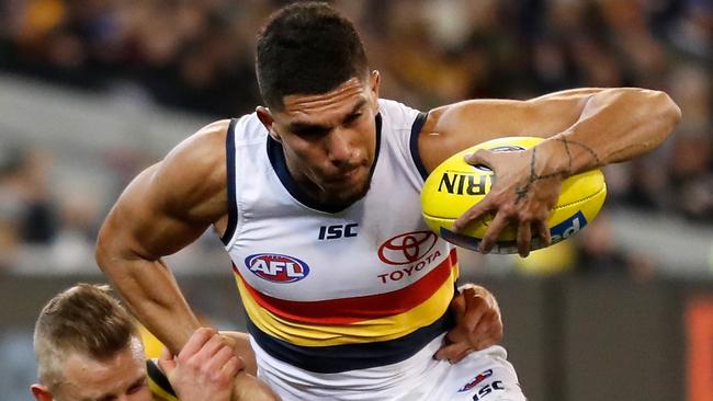 CURTLY Hampton in his Adelaide days. Hampton and Younger brother Jamie will line up with Alice Springs club Pioneer this week. Picture: Michael Willson/AFL Media/Getty Images