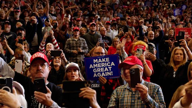 The MAGA movement is revenge, ‘a revolt of people of all races against the sneering wet leftists of the establishment’. Picture: Anna Moneymaker / Getty Images/AFP