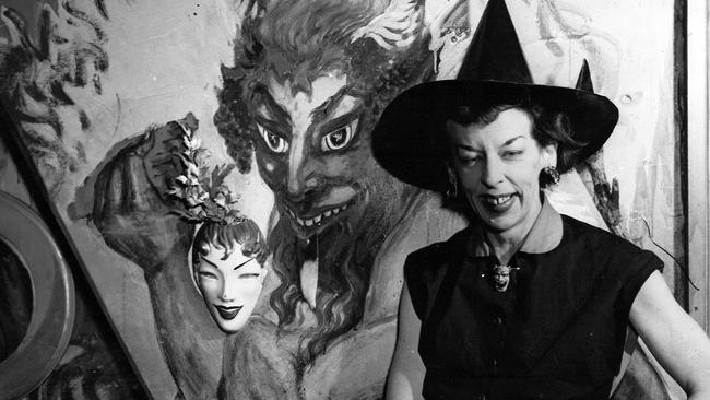 Artist and occultist Rosaleen Norton in 1957.