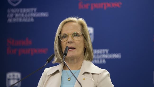 Greater Sydney Commission chief commissioner Lucy Turnbull at the University of Wollongong official opening. Picture: Melvyn Knipe