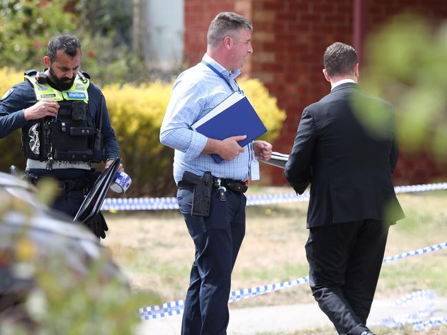 MOUNT HELEN, AUSTRALIA. NewsWire Photos. 28 DECEMBER 2024. Crime scene at Mount Helen  where a woman has been arrested after she allegedly stabbed a man to death.. Picture: NewsWire/ David Crosling