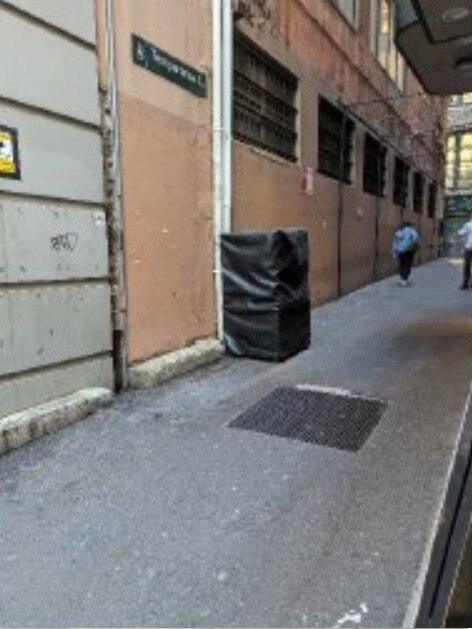 The coffee cart is now covered up and is not able to be used.