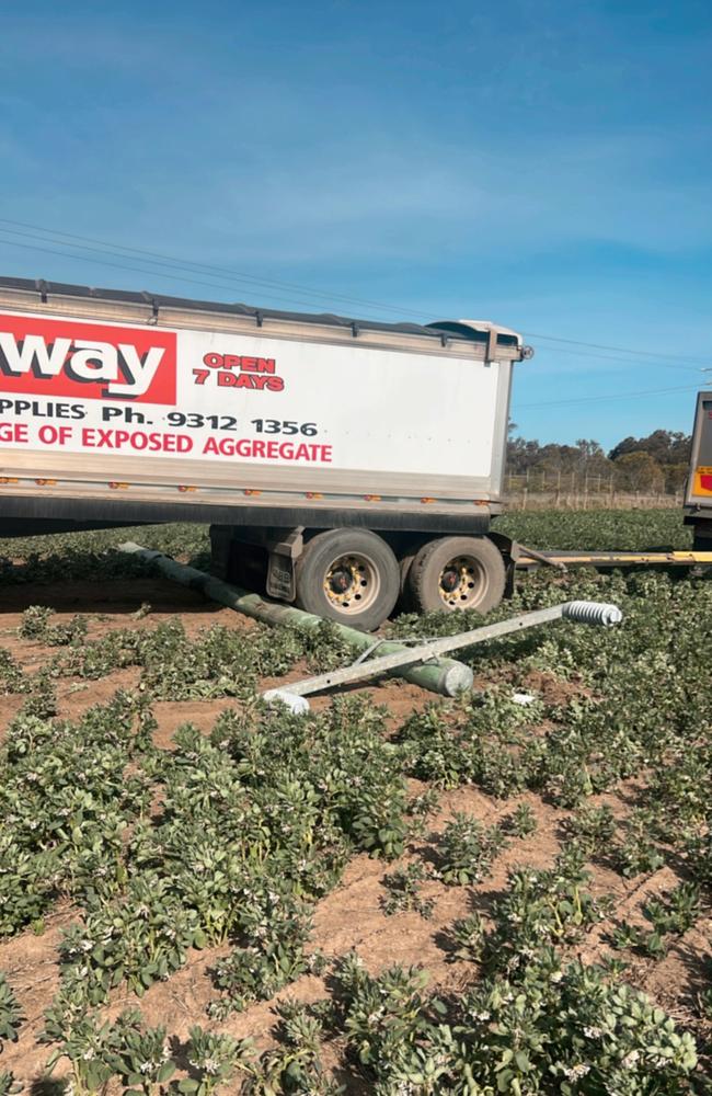 Getaway presenter Catriona Rowntree, who has recently spearheaded community push-back against the project, questioned the safety of the project after having the power lines at her property, which neighbours the proposed site, knocked down twice in eight days.