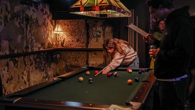 Old Mates boast pool tables, a Sticky Carpet lounge, Aussie beers and an Aussie food menu. Picture: Matt Davies