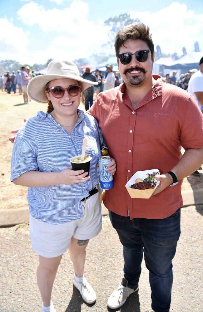 Tanika Dymock and Michael Genero at Meatstock, Toowoomba Showgrounds. Picture: Patrick Woods.