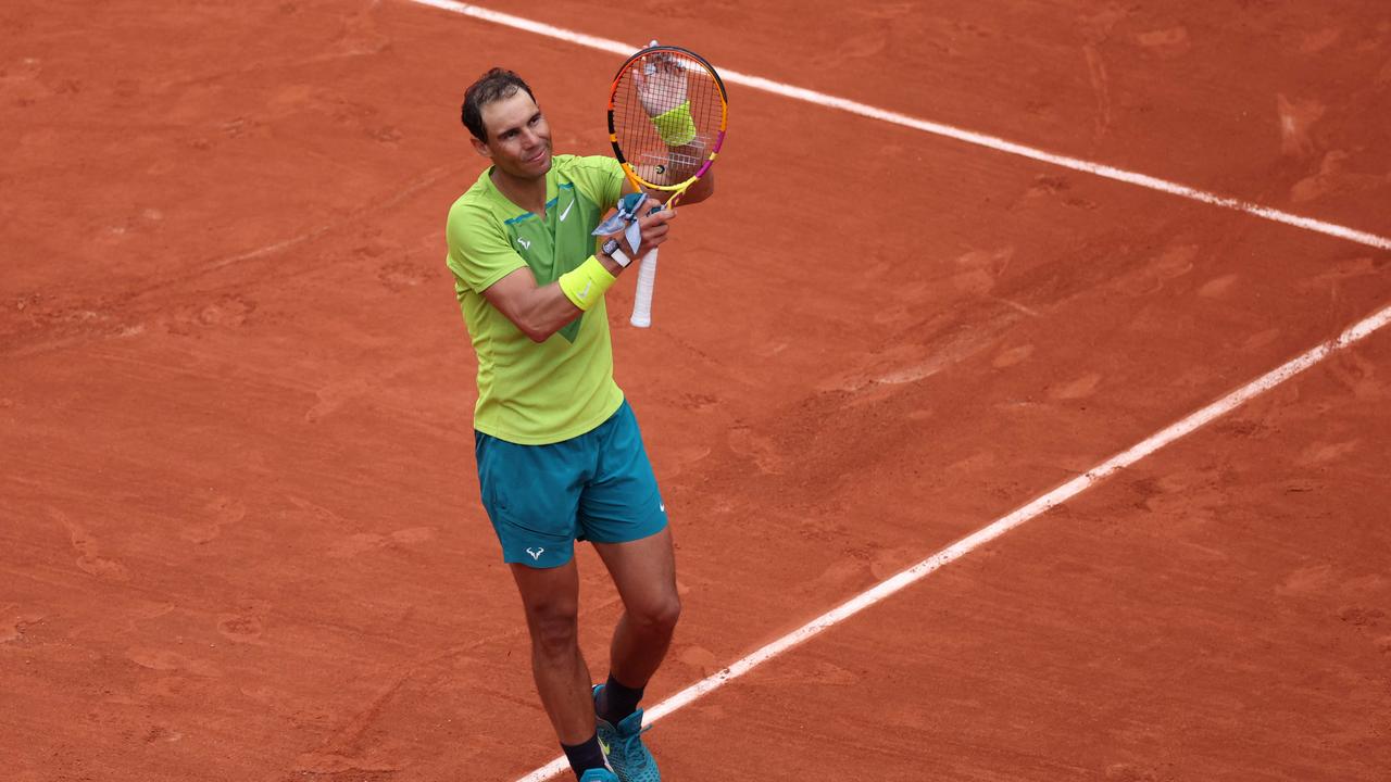 Spain's Rafael Nadal got off to a flying start at the French Open. Picture: AFP