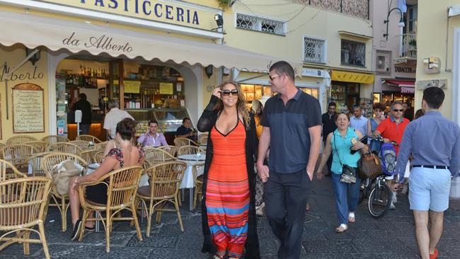 In the spotlight ... all eyes were on Italy recently thanks to shock new couple Mariah Carey and James Packer.