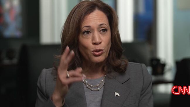 Harris says values unchanged in first interview as Democratic nominee