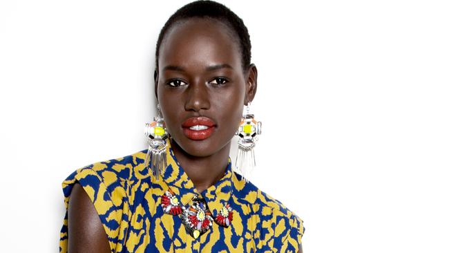 Ajak Deng Dons Chanel Beauty for Marie Claire South Africa's