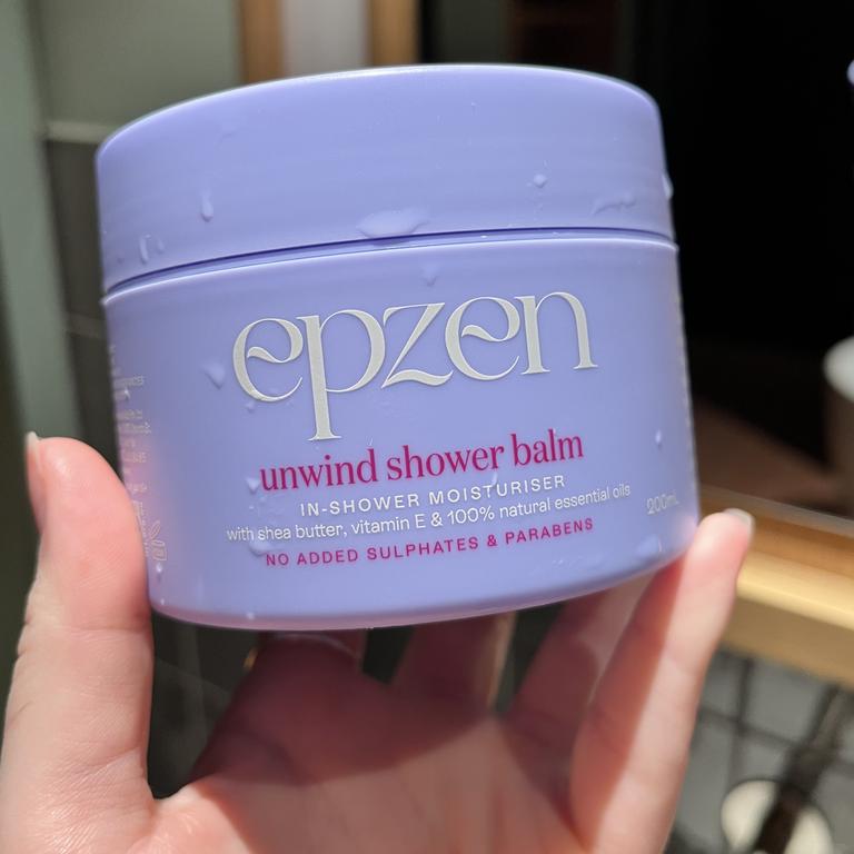 A shower gel and moisturiser in one – perfect for lazy people like me. Picture: news.com.au/RebekahScanlan