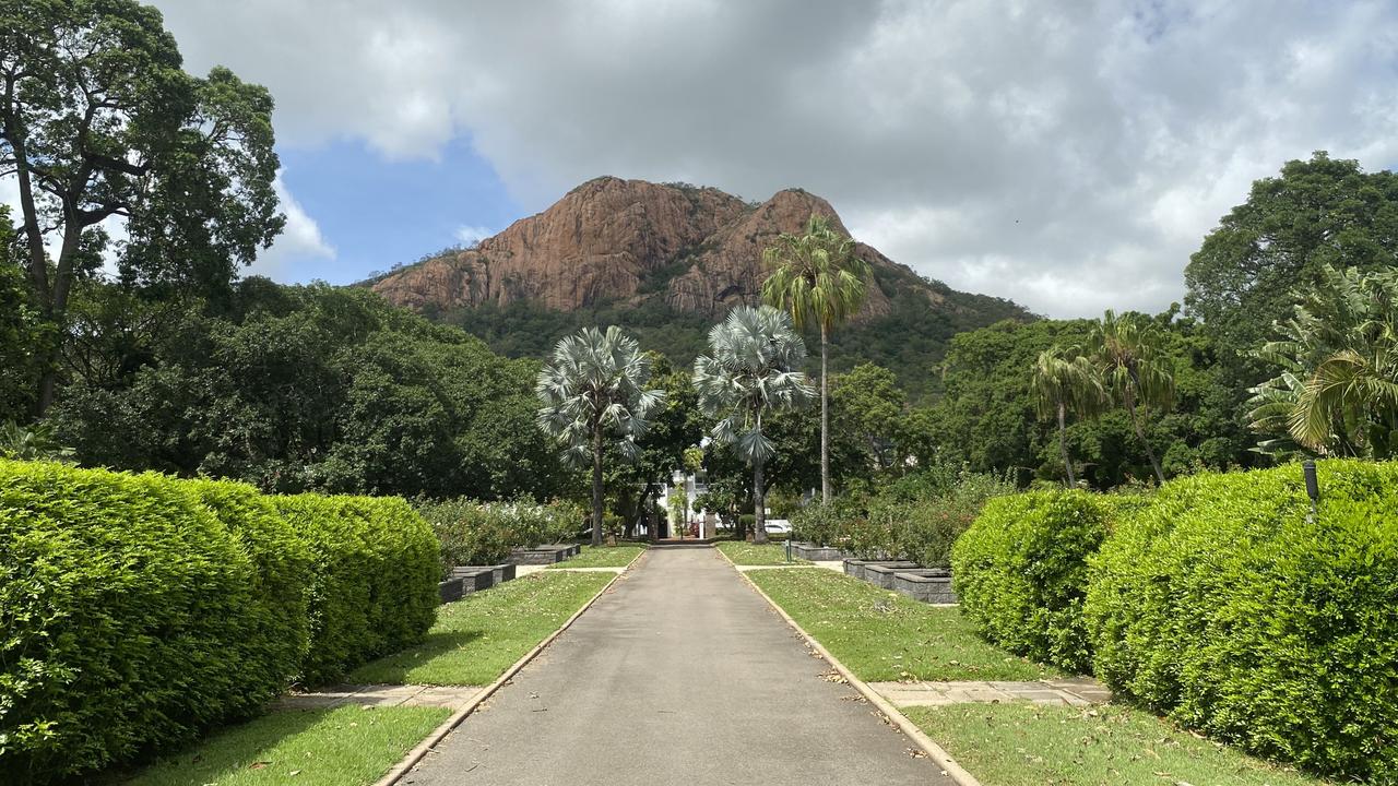 Generic view of Castle Hill from Queens Gardens, Townsville