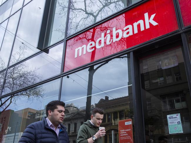 MELBOURNE, AUSTRALIA - NewsWire Photos JULY 27, 2021: Generic photo of Medibank in Bourke Street, Melbourne. Picture: NCA NewsWire / Paul Jeffers