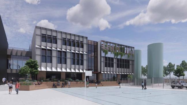 Bacchus Marsh Grammar has submitted a development application for a $14.5m, two-storey science building. Picture: Moorabool Shire Council documents