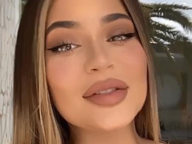 Kylie Jenner took to Instagram with noticeably bigger lips.