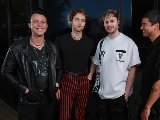 5 Seconds of Summer arrived just as young music fans assembled themselves to form social media armies of millions to promote their favourite pop idols. Picture: Justin Lloyd