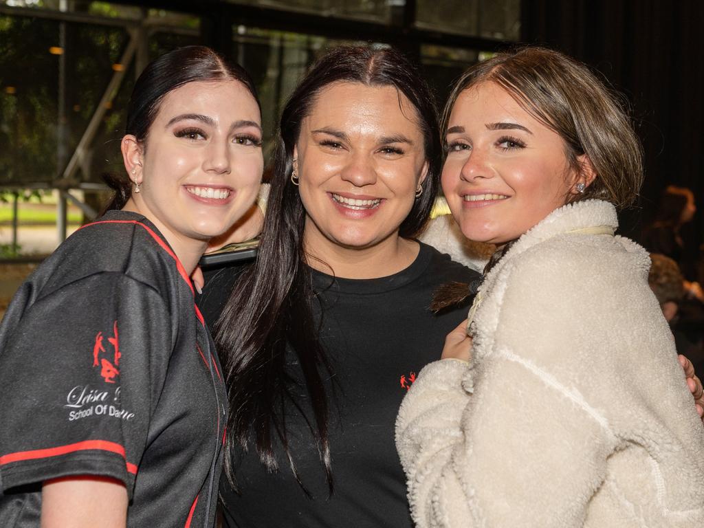 Jacee Borg, Miss Peta and Eva Jackson at the 76th Mackay Eisteddfod Monday 2 October 2023 Picture: Michaela Harlow
