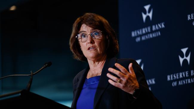 Reserve Bank of Australia Governor Michele Bullock and her monetary policy board kept the cash rate steady at 4.1 per cent in April. Picture: Nikki Short/NewsWire
