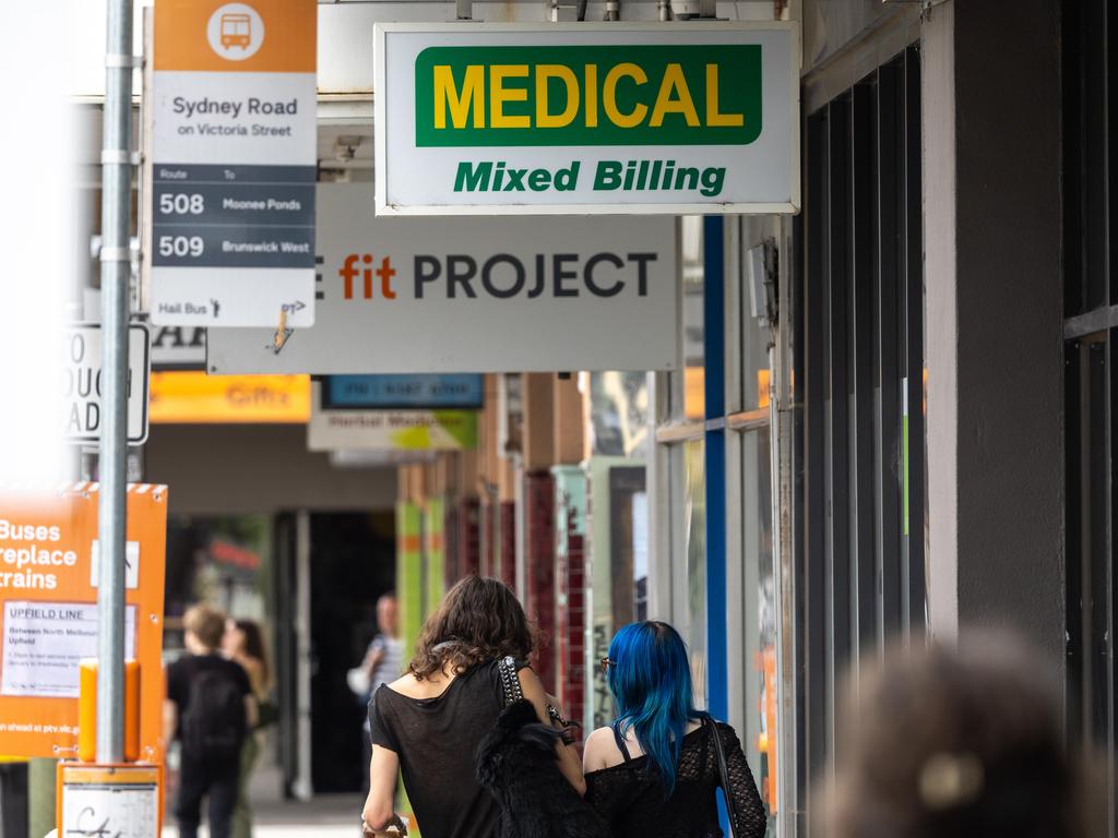 A January report showed the rate of bulk billing offered GP clinics across Australia has fallen, while out-of-pocket fees have risen. Picture: Jason Edwards