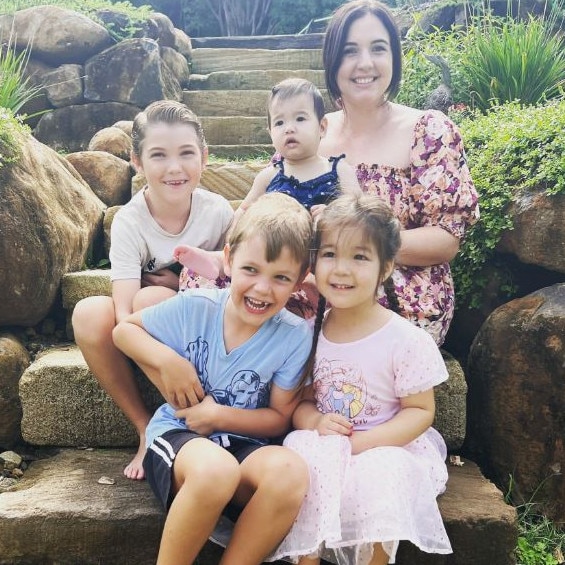 Brooke has always wanted a large family. Picture: Instagram / @just_anotherbusymum