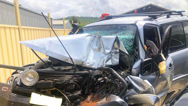 A four-wheel drive crashed into a stationary garbage truck on the Pacific Highway north of Urunga. File image.