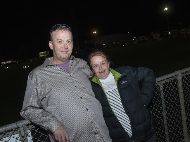 Kevin Heaton and Maree Archer stop for a pic at the 2024 Swan Hill Show Picture: Noel Fisher