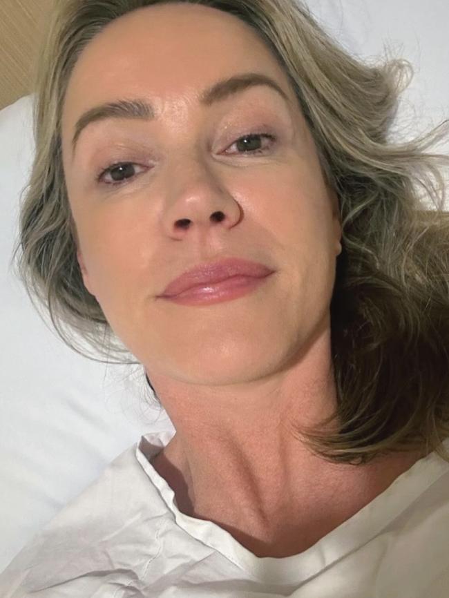 Leila McKinnon shared "alarming" pictures from her hospital bed. Picture: Instagram