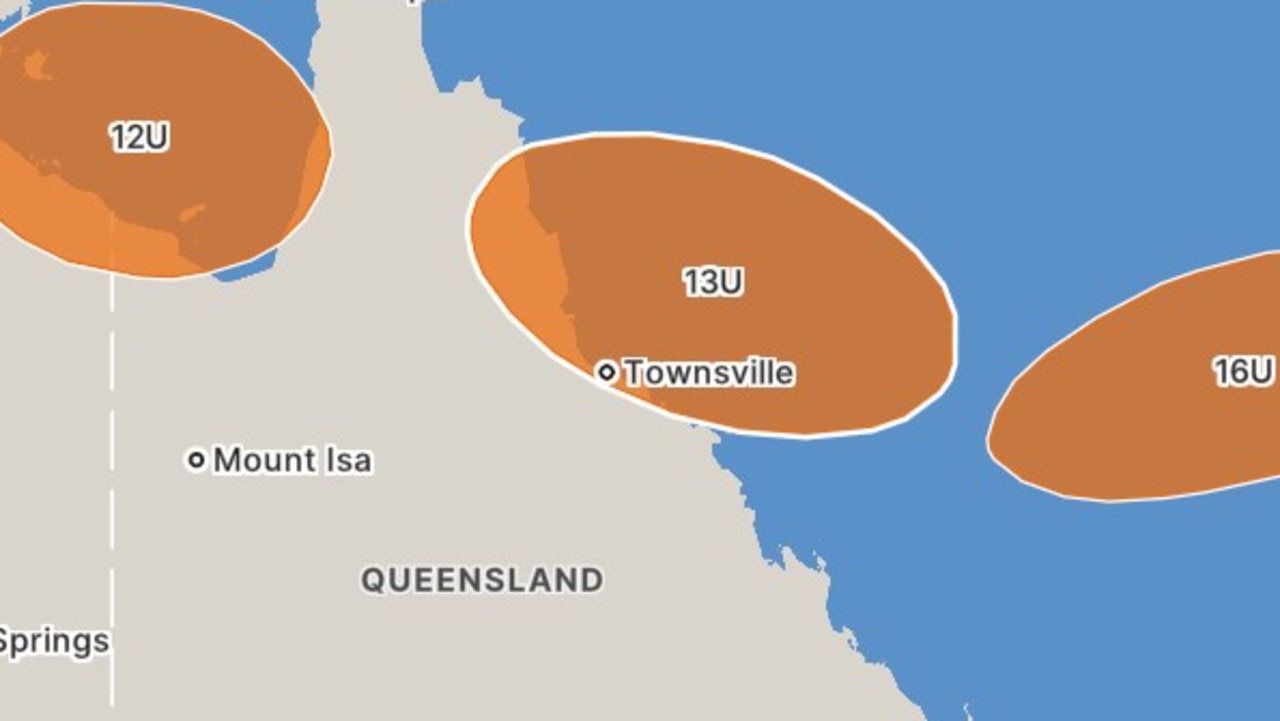 Triple cyclone threat off Qld after 180mm downpour