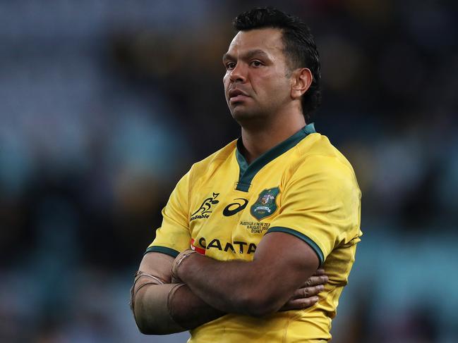 Australia's Kurtley Beale is the man most likely to replace Israel Folau at fullback for the Wallabies. Picture: Brett Costello