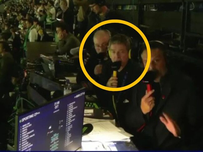 Noel Gallagher making his commentary debut. Photo: X