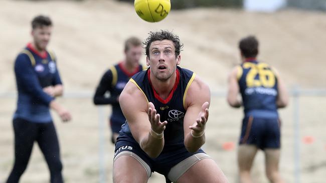 Kyle Hartigan says he is holding out for May 11 to get a clearer picture of what the AFL’s return to play model will be. Picture: Matt King/Getty Images