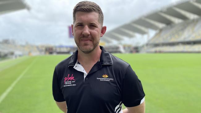 Queensland Country Bank Stadium Manager Tom Kimball explains the massive task ahead of organisers to prepare for P!nk this upcoming weekend. Picture: Chris Burns