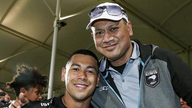 Brisbane Broncos player Jamayne Isaako flew to New Zealand for his father Taai’s funeral.