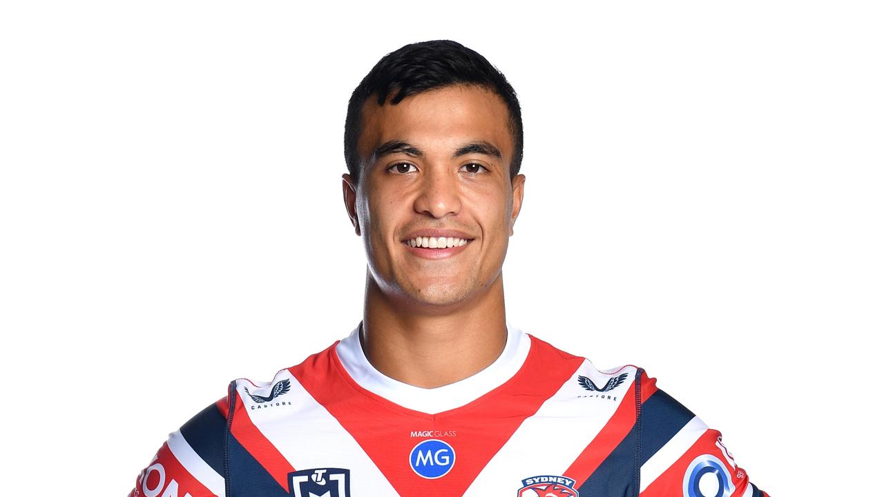 Joseph Suaalii. NRL-Sydney Roosters Headshots. Picture: NRLPhotos/Gregg Porteous