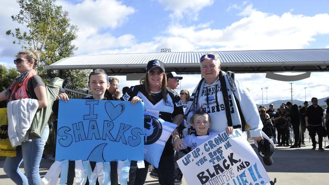 Coffs Harbour league fans were out in force to watch the Cronulla Sharks take on the Gold Coast Titans at C.ex Stadium. Photo: Tim Jarrett