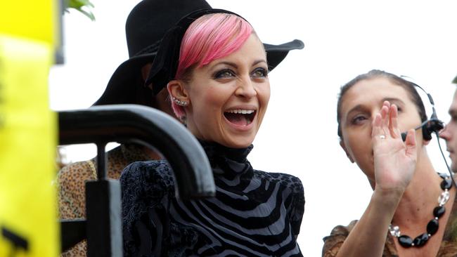 Nicole Richie at the 2015 Tooheys New Golden Slipper Day at Rosehill Racecourse.