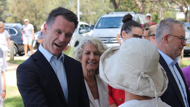 NSW Labor leader, Chris Minns said he was not worried about Gareth Ward. Picture: Tom McGann.