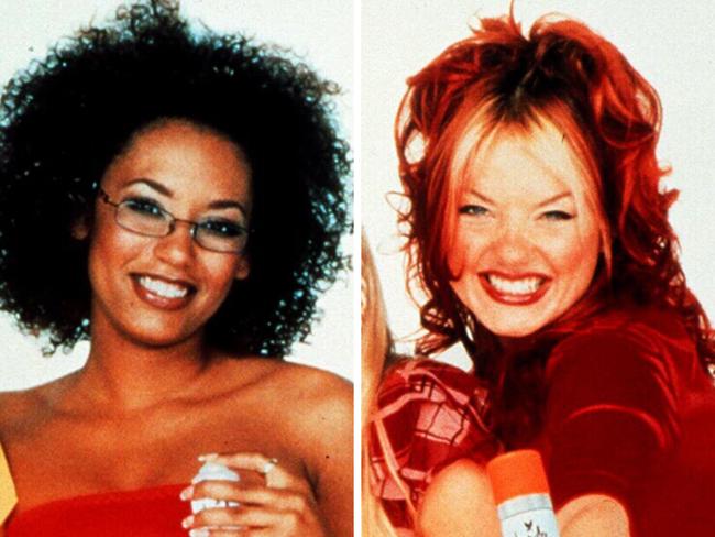 Spice Girls Mel B and Geri.