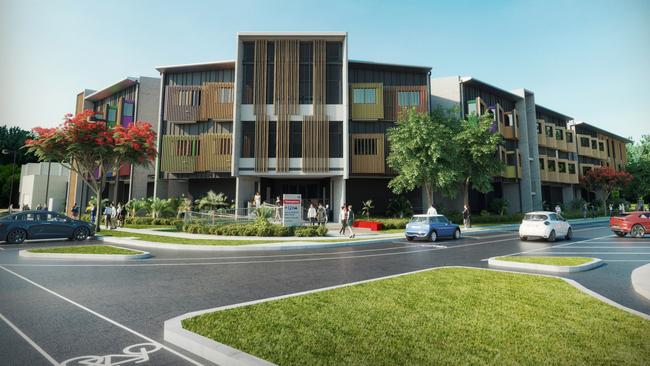 Artist impressions the Cairns Hospital $70m mental health unit, scheduled to open next year. Picture: Supplied