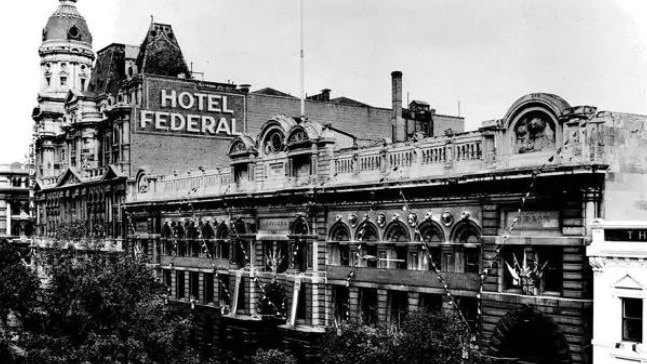 The Federal Hotel in 1954. Picture: HWT Library