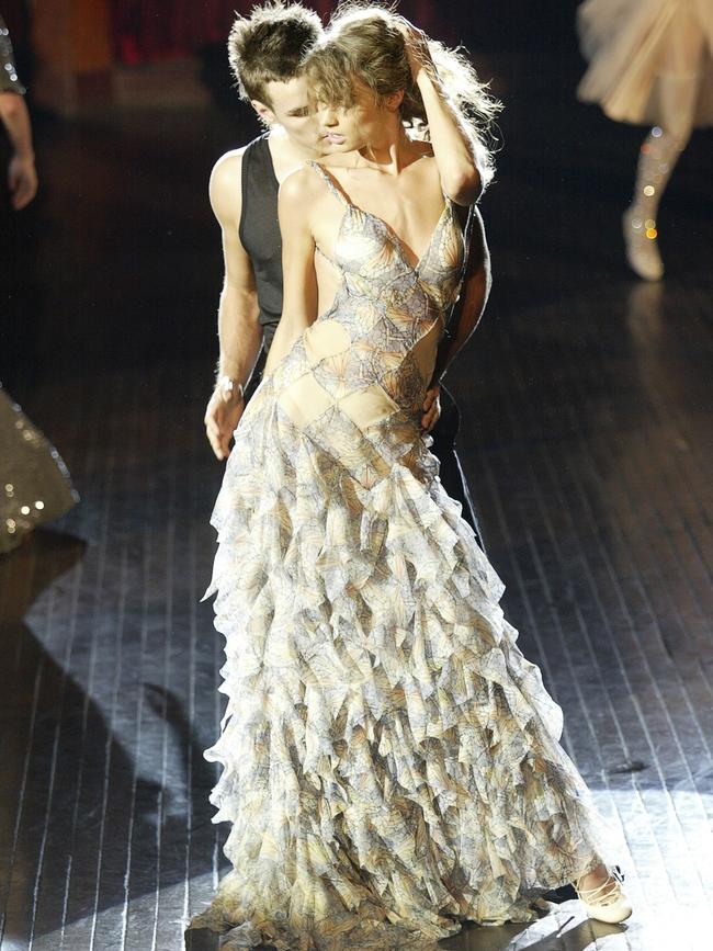 Jessica Miller models look 15 from the Deliverance collection spring/summer 2004. Picture: Giovanni Giannoni