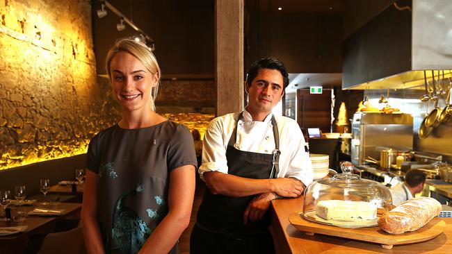 manager at Peacock and Jones Emma Devlin, left, with chef Jeff Workman. Picture: SAM ROSEWARNE