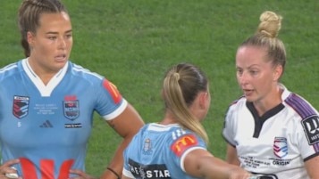 NSW hooker Keeley Davis alleged she was eye-gouged.