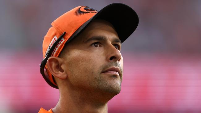 Ashton Agar’s batting ability could put him in the driver’s seat for a return to a potentially spin-friendly SCG. (Photo by Paul Kane/Getty Images)